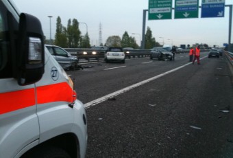 Incidente Stradale in Tangenziale Est a Vimercate.