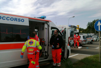 Incidente stradale Vimercate.