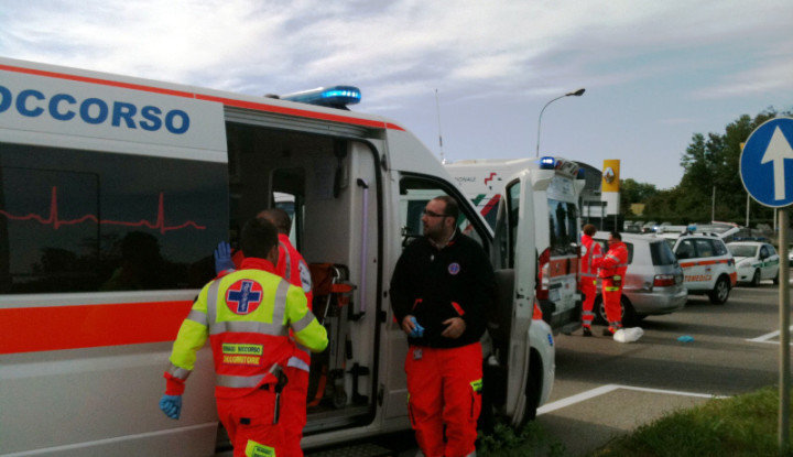 Incidente stradale Vimercate.