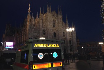 Assistenza sanitaria SOREU Metropolitana concerto capodanno in piazza Duomo a Milano Busnago Soccorso.