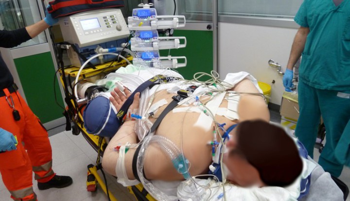 Trasferimento Urgente di Paziente in Grave Insufficienza Respiratoria.