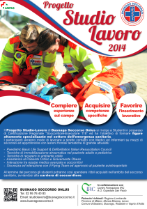 Locandina studio lavoro Busnago Soccorso 