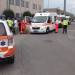 Incendio nella zona industriale di Pozzo d'Adda, sul posto ambulanze di Busnago Soccorso e vigili del Fuoco di Gorgonzola.