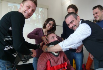 Lezione presso l'Università di Milano tenuta da Busnago Soccorso Onlus