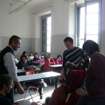 Lezione presso l'Università di Milano tenuta da Busnago Soccorso Onlus