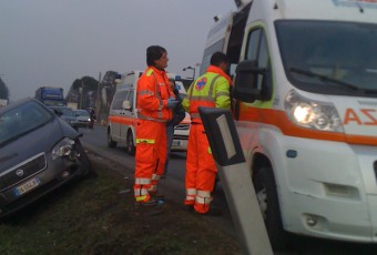 Incidente stradale a Osnago.