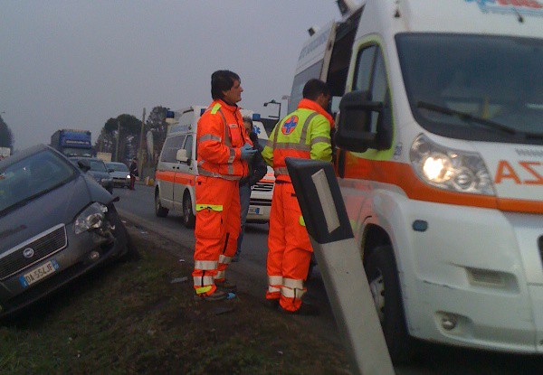 Incidente stradale a Osnago.