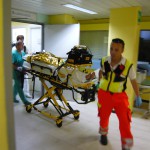 Busnago Soccorso trasferimento paziente ESA elisoccorso bergamo in avaria 220610