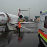 Trasbordo da volo sanitario REGA