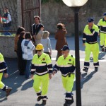 Evacuazione delle scuole elementari di Vaprio d'Adda