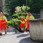 Evacuazione delle scuole elementari di Vaprio d'Adda