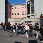 Evacuazione delle scuole elementari di Vaprio d'Adda