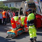 Evacuazione delle scuole elementari di Vaprio d'Adda