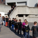 Evacuazione delle scuole elementari di Vaprio d'Adda