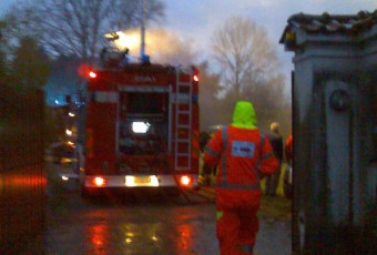 Incendio abitazione a Calco avvenuto il 26.11.2010