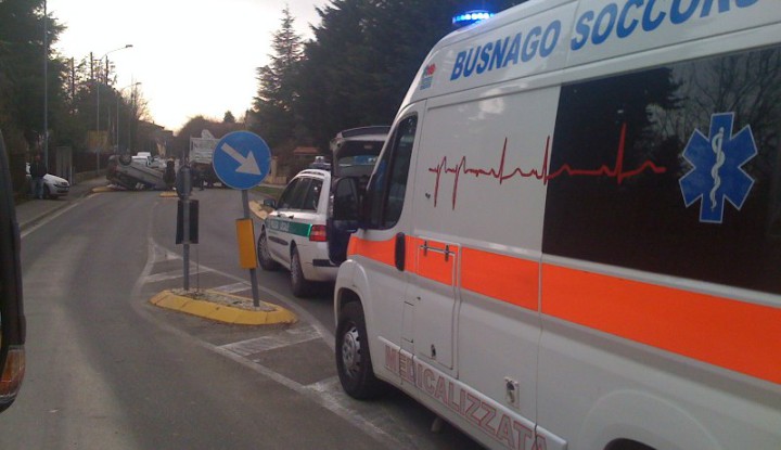 Incidente Stradale a Cavenago Brianza.