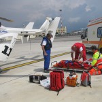 MEDEVAC Trasferimento Aereo 290609 Busnago Soccorso Misericordia Salerno