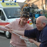 Montaggio PMA Milano City Marathon 2010 Busnago Soccorso SVS Livorno Misericordia Milano