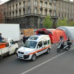 Montaggio PMA Milano City Marathon 2010 Busnago Soccorso SVS Livorno Misericordia Milano