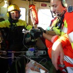 Volo Sanitario con aeromobile di stato Falcon50 Busnago Soccorso