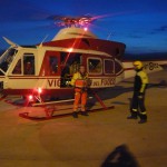 Volo Sanitario con aeromobile di stato Falcon50 Busnago Soccorso