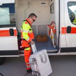 Volo Sanitario con aeromobile di stato Falcon50 Busnago Soccorso