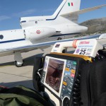 Volo Sanitario con aeromobile di stato Falcon50 Busnago Soccorso