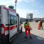 Volo Sanitario con aeromobile di stato Falcon50 Busnago Soccorso