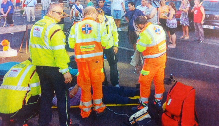 Incidente Stradale a Monza, coinvolto un motociclista.
