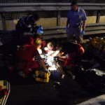 incidente stradale A4 trezzo 100909 5 feriti