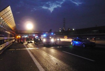 incidente stradale A4 trezzo 100909 5 feriti