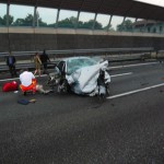 incidente stradale A4 trezzo 100909 5 feriti