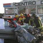 Intervento 118 di Busnago Soccorso Onlus su incidente a Osnago