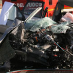Intervento 118 di Busnago Soccorso Onlus su incidente a Osnago