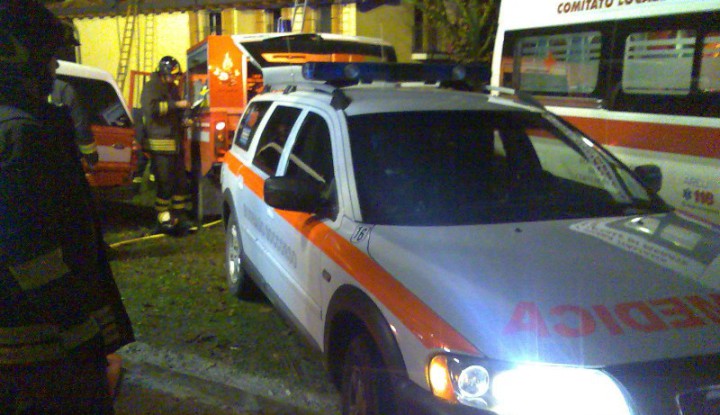 Incendio abitazione Calco 261110