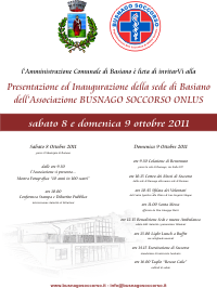 locandina_Inaugurazione_sede_Basiano_Busnago_Soccorso_Onlus