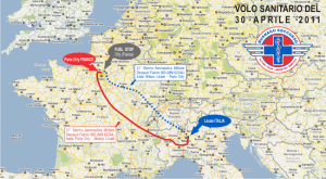 routing_volo_umanitario_paris_pavia