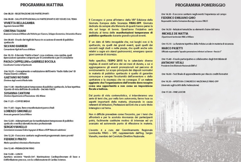 EXPO 2015 - Convegno sulla Sicurezza dei Palchi jpg